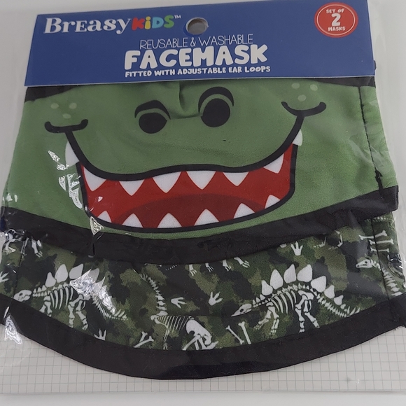 Breasy kids dinosaur facemask - Picture 3 of 3